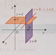 y=b∧z=c,b,c∈Ry = b \land z = c, b,c \in \mathbb{R}y=b∧z=c,b,c∈R